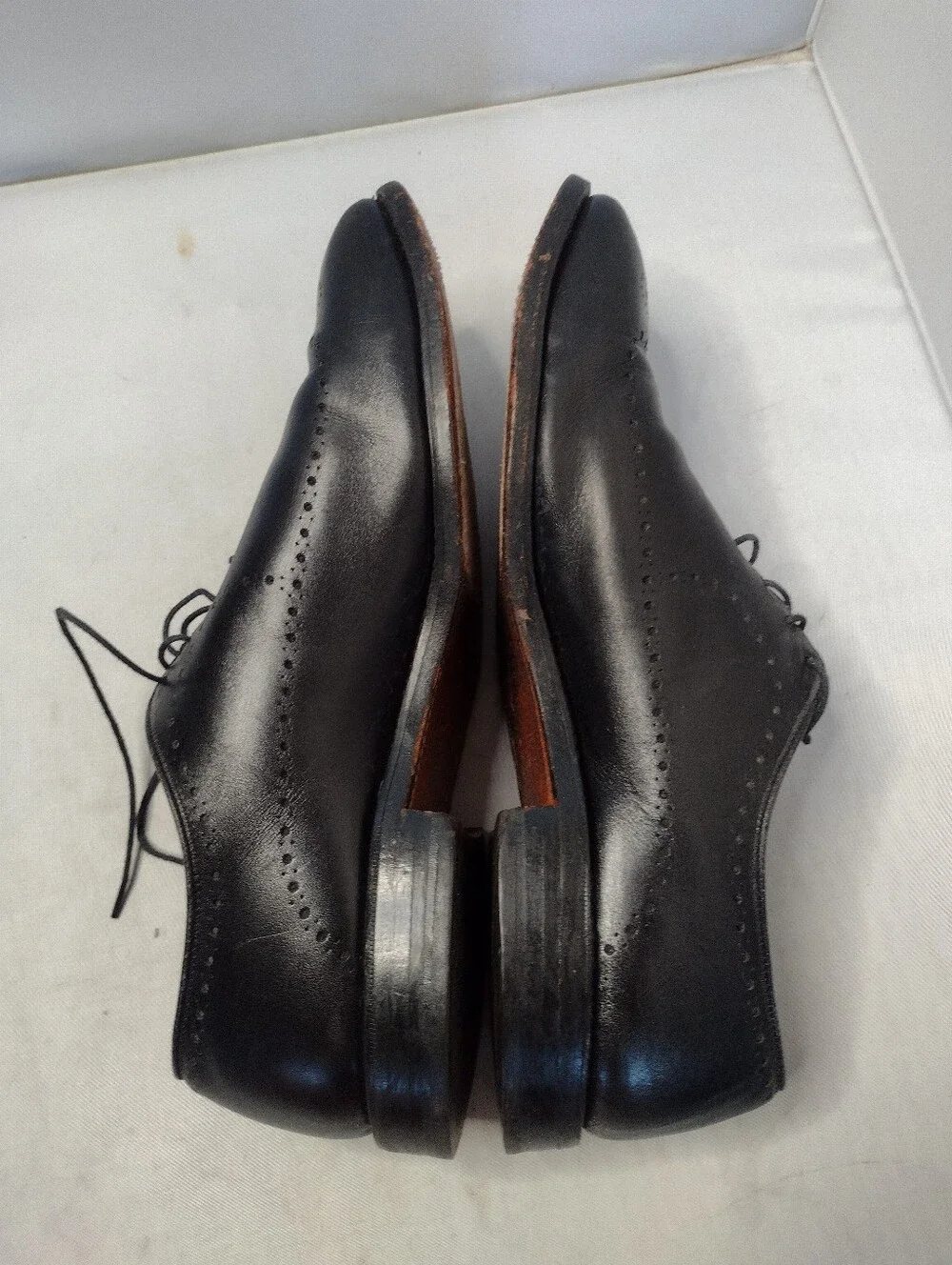 Allen Edmonds Fairfax Wingtip Oxford Men Shoes 10.5 EEE 3E Lace Up MM